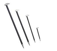 Turbo Pro 4 Pieces Heel Pry Bar Set Heavy Duty Crowbar Percussion Cap Nail Puller Remover Fuel Injector Puller Removal Garage Hand Tool