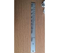 Turbo Pro Aluminum Paint Stick Car Paint Proportional Measuring Scale Solvent Resistant Painting Mixing Tool Ruler (2:1,4:1)