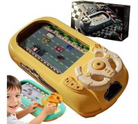 Turbo Race Interactive Game Set with 200 Challenges, Musical Racing Adventure Car Steering Wheel, Driving Simulator for Boys and Girls Birthday Gifts