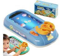 Turbo Race Interactive Game Set with 200 Challenges, Musical Racing Adventure Car Steering Wheel, Driving Simulator for Boys and Girls Birthday Gifts