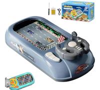 Turbo Race Interactive Game Set with 200 Challenges, Racing Adventure Car Steering Wheel, Musical Driving Simulation Steering Wheel Game, Interactive Simulation Driving (B2)