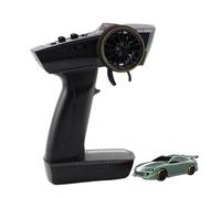 Turbo Racing 1:76 Scale RC Drift Car, 2.4G 3CH RWD Electric Drift Racing Car with Dual Headlights & 2 Replaceable Body Shell for Hobbyist - RTR