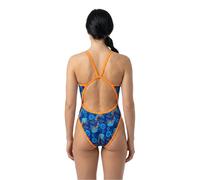 Turbo Revolution Betta-and-flowers Swimsuit Blue XL Woman