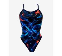 Turbo Revolution Bluelectric Swimsuit Black Blue Women - 3XL