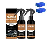 Turbo Shine Nexa, 100ml Nexa Turbo Shine, 3 in 1 High Protection Quick Car Coating Spray, Upgrade Car Anti-Scratch Spray (2pcs)