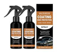 Turbo Shine Nexa, 3 in 1 High Protection Quick Car Coating Spray, Car Scratch Quick Repair Nano Spray, Car Coating Fast Wax Polishing Spray for Scratches (2PCS)