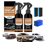 Turbo Shine Nexa 3 in 1 High Protection Quick Car Coating Spray, Nexa Turbo Shine Nano Spray Car, Car Coating Spray, Car Paint Quick Wax Polishing Spray, Nano Repair & Protective Coating (2)