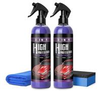 Turbo Shine Nexa, 3 in 1 High Protection Spray, Nano Repair & Protective Coating for Cars (2PCS)
