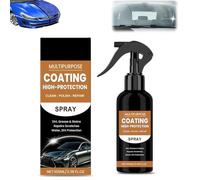 Turbo Shine Nexa, Car Polish Ceramic Coating Car, 100ML Scratch Remover 3 In 1 High Protection Quick Polish Spray for Cars, Multi-Functional Nano Coating Renewal Agent for Cars