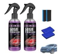 Turbo Shine Nexa, Turbo Shine Nexa Anti-Scratch Spray, 3 in 1 High Protection Quick Car Coating Spray, Automatic Manual Paint Color Change Cleaning Coating, for Metal, Tool, Cars (2pcs)