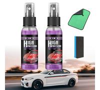 Turbo Shine Nexa, X3 Nexa Turbo Shine, Boomi Car Anti-Scratch Spray, 3 In 1 High Protection Fast Car Paint Spray, Automatic Manual Paint Color Change Cleaning Coating (30ml,2pcs)