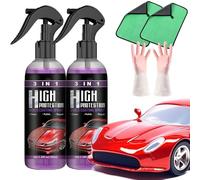 Turbo Shine Nexa, X3 Nexa Turbo Shine Car Anti-Scratch Spray, 3 in 1 High Protection Quick Car Coating Spray (100ml,2pcs)