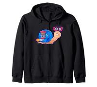 Turbo Snail Boost Car Engine Steam Punk Style Zip Hoodie