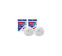 Turbo Spin Mop Refill, Pack of 2 Turbo Mop Head Replacements, Fits all Vileda Turbo Mops, Authentic Vileda Mop Head