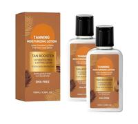 Turbo Tan Intensifier Tanning Lotion for Face and Body, DHA Free, Moisturiser, Quick Drying, 100ml (2, 100ml)
