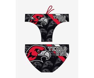 Turbo Texas College Water Polo Trunks Black - XL
