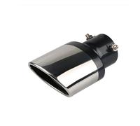 Turbo Tip 63mm Universal Car Rear Tail Throat Liner Exhaust Muffler Accessories For Peugeot 206 207 208 307 308 407 408 508 2008 3008 4008(Straight)