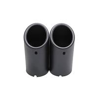 Turbo Tip For Audi A4 B8 A3 8V 8P A1 Q5 A5 2pcs Car Accessories Exhaust Pipe Muffler Tip Cover(2pcs Matte Black)