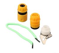 Turbo Washer for Garden Hose - High-Pressure Adjustable Nozzle with 360° Rotation, Rust-Resistant Plastic & Alloy Construction, for Ideal for(B)