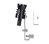 Turbo Whistle Exhaust Sound Simulator Pipe Muffler Blow Off black L