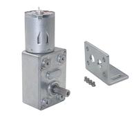 Turbo Worm Geared Motor High torque Reduction Speed Reversible DC 12V Electric Motor (10 RPM)