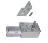 Turbo Worm Geared Motor High torque Reduction Speed Reversible DC 12V Electric Motor (66 RPM)