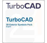 TurboCAD 3D Exterior Symbols Pack, English