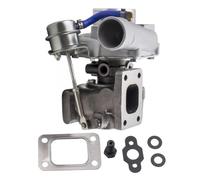 Turbocharger Assembly For GT25 GT28 T25 T28 GT2871 GT2860 | Universal 0.6A/R Turbo Turbocharger 400HP+ Water Cooled A/R .60 .64 Journing Bearing Turbine