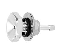 Turbocharger Boost Pipe Fitting, Aluminum Alloy, Universal Car Turbo Vacuum VAC Gauge Fitting, Silicone Hose Nipple for TDI