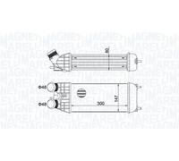 Fits MAGNETI MARELLI 351319204470 intercooler CITROEN/PEUGEOT DS3-C3, ⭐UK Stock⭐
