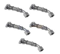 Turbocharger Oil Return Pipe for Bora Golf Polo (5PCS) | Compatible with Volkswagen, 038145736C 028145736AJ, Direct Replacement, Leak Proof, Heat Resistant, Precision Fit, Durable
