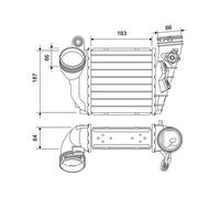 Turbocharger Valeo 822953 for AUDI SEAT SKODA VW
