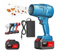 Turbodry Car Dryer, 2024 Upgrade Turbo Dryer Blower for Car, Portable Cordless Design, High Power 4000R/min, 650g High Thrust, for Outdoor Cleaning Fallen Leaves, Snow, Dust Removal (Blue*1Battery)