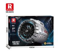 Turbofan Engine Building Blocks 1813pcs Toy High Quality