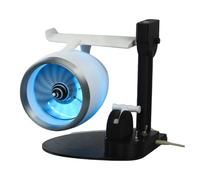 Turbofan Engine Model Kit, 1/24 Scale A38X 3D Printed Resin Turbofan Engine with Variable Speed for Physical Science Experiment Display