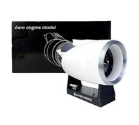 Turbofan Engine Model Kit, 1/24 Scale A38X 3D Printed Resin Turbofan Engine with Variable Speed for Physical Science Experiment Display