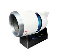 Turbofan Engine Model Kit, 1/24 Scale A38X 3D Printed Resin Turbofan Engine with Variable Speed for Physical Science Experiment Display