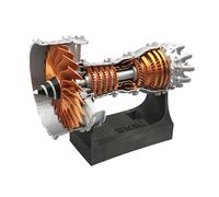Turbofan Engine Model Turbos Fan Engine Assemble Aircraft Engine Model Science Education Supplies Birthday Gifts