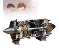 Turbojet Engine Model Kit, Educational Science Toy for Hands-On Learning, 200+ Pieces Assembly Project for Display and STEM Education
