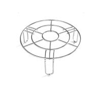 Turbokey 5.5 Inch Cooking Rack with 1.8" Height Legs Round Stainless Steel Baking and Cooling Steaming Rack Cookware Fit for Air Fryer Instant Pot Pressure Cooker Canning (Height 1.8",5.5"/14cm)