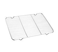 Turbokey Cooling Rack with 4 Legs Heavy Duty Grill Net 7.9in x 12.4in Roasting Wire Grate Baking Racks, Fit Various Size Cookie Baking Sheet,Oven Dishwasher Safe(7.9"X12.4"31.5X20cm)