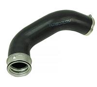 TURBORURY | Intercooler Boost Hose Pipe, Compatible with VW Tiguan 5N 2.0 TDI, Substitute Designed on the Basis of Original | Made of NBR-CR Rubber, 55 mm, 5N0145832F