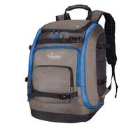 TurboSke Ski Boot Bag Backpack - 65L Waterproof Skiing Snowboarding Travel Luggage Backpack - Stores Boots Skis Snowboard Helmet Goggles Jackets Gloves & Other Accessories for Men & Women (Blue)