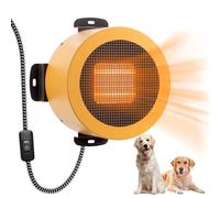 TURBRO - House heater for dogs, 400 W, wall mounted, bite proof cable, waterproof operation, overheating protection, electric heating for