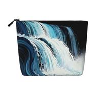 Turbulent River Print Stylish Makeup Bag, Cosmetic Bag for Women for Daily Use, Trips and Business Travel