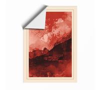 Turbulent Skies Dramatic Unframed Wall Art Print A4 (29.7×21cm), Wall Decor for Living Room, Bedroom, Office & Home, Art Gift