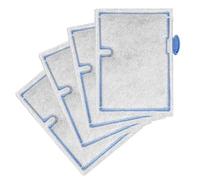 Turchongeco 4 Packs Small Aquarium Filter Cartridges Replacement Filter Pad Compatible with QuietFlow E Internal Power Filter 10 and 1/2.5/5 Gallon Minibow Aquarium Filters