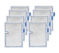 Turchongeco 8 Packs Small Aquarium Filter Cartridges Replacement Filter Pad Compatible with QuietFlow E Internal Power Filter 10 and 1/2.5/5 Gallon Minibow Aquarium Filters