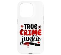 ture crime junkie obbsessed murder mystery criminal Case for iPhone 15 Pro