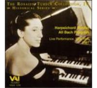 Tureck - Rosalyn Tureck plays J.S. Bach: Harpsichord recital